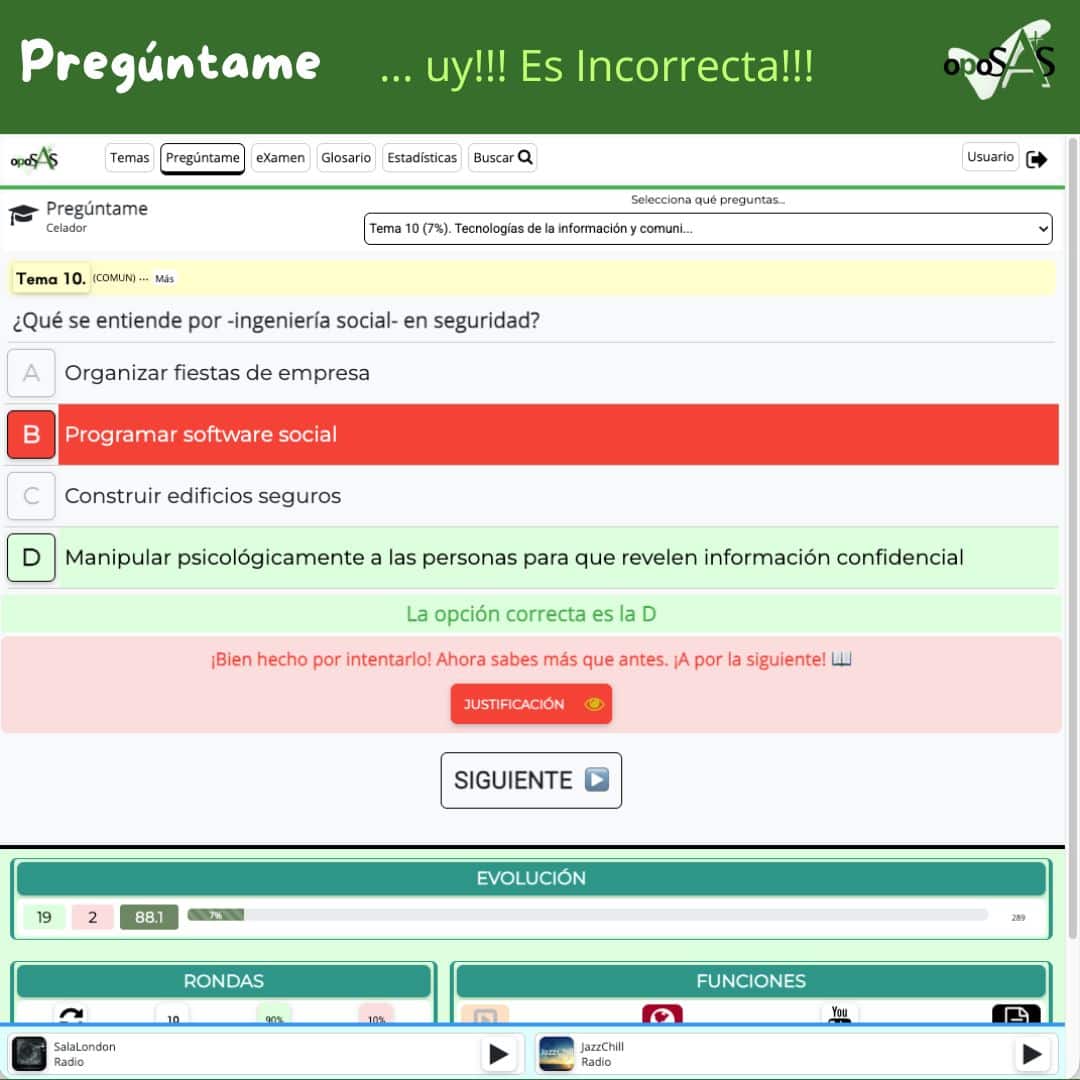 Opción Pregúntame Oposas.