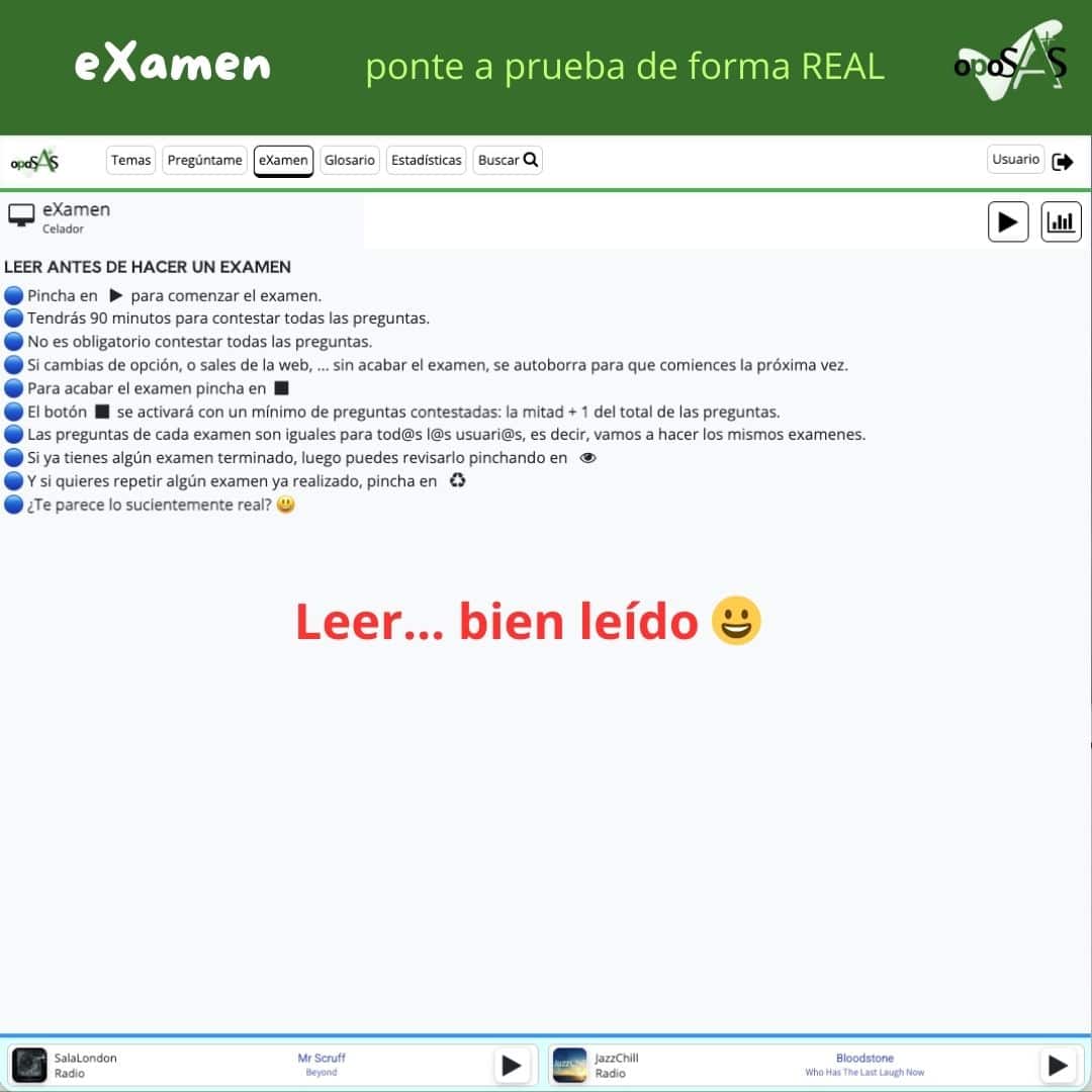 Opción eXamen Oposas.