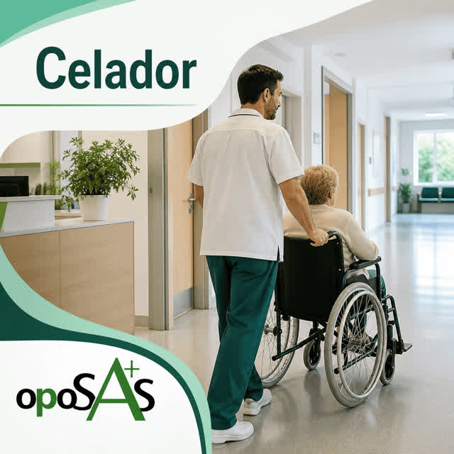 Vista editorial de OposAs para la categoria de Celador del SAS