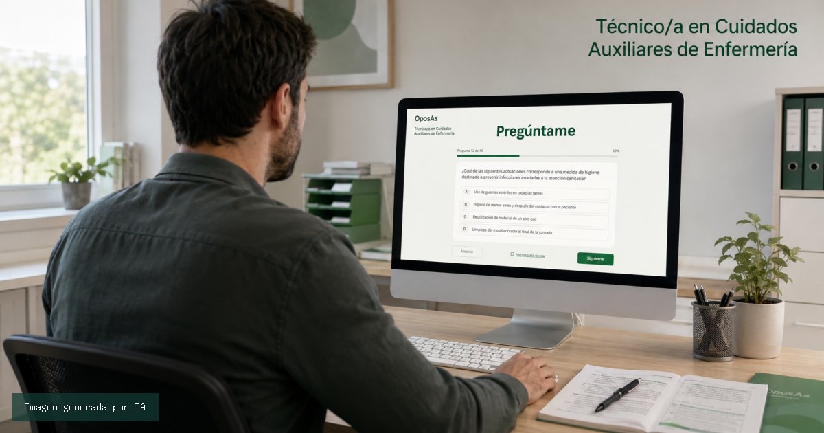 Imagen de Técnico/a en Cuidados Auxiliares de Enfermería en OposAs