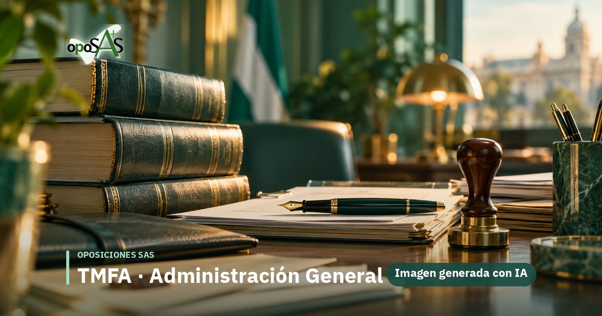 TMFA · Administración General · imagen artística del entorno de trabajo (sin personas)